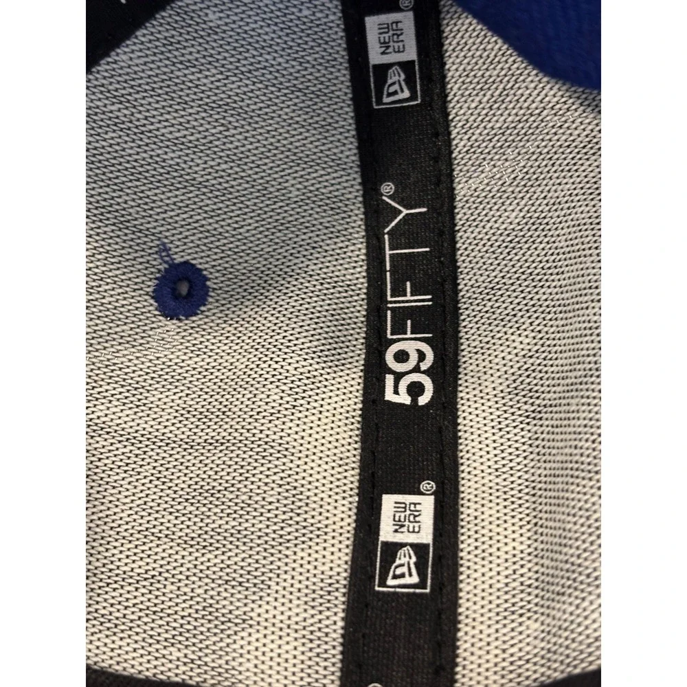 New Era 59FIFTY Brooklyn Dodgers Cooperstown Hat Blue Wool Fitted 7 1/4